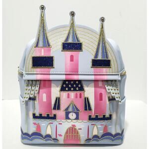 Disney Danielle Nicole Sleeping Beauty Castle Princess Backpack Bag READ